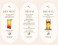 Personalized Menu PDF With Handcrafted Details